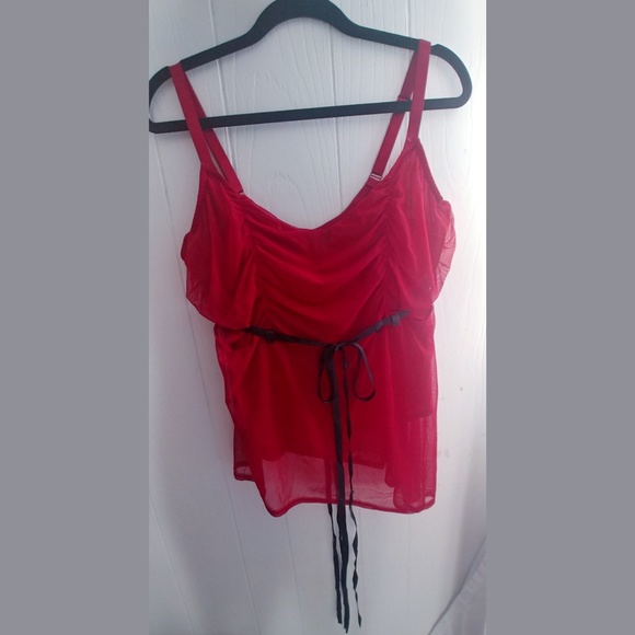 Cacique Other - Cacique by Lane Bryant Red Chemise Top